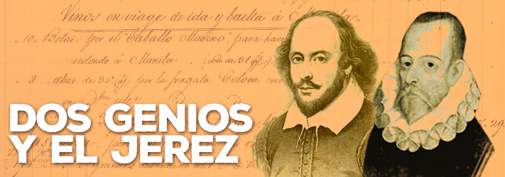 Un copa de Jerez por Cervantes y Shakespeare