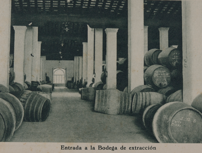 Entrada a la Bodega de extracción.