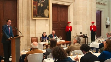 Speech by Mauricio González Gordon, President of González Byass and wine tasting with oenologist Antonio Flores in Archivo de Indias, Sevilla