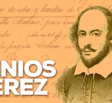 Un copa de Jerez por Cervantes y Shakespeare